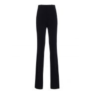 Gucci Black light cady flared trousers