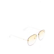 Gucci Glittered slim square sunglasses