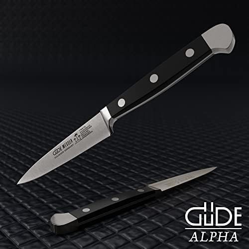  Guede Alpha Serie Klingenlange: 10 cm POM schwarz Spickmesser