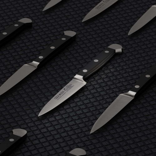  Guede Alpha Serie Klingenlange: 10 cm POM schwarz Spickmesser