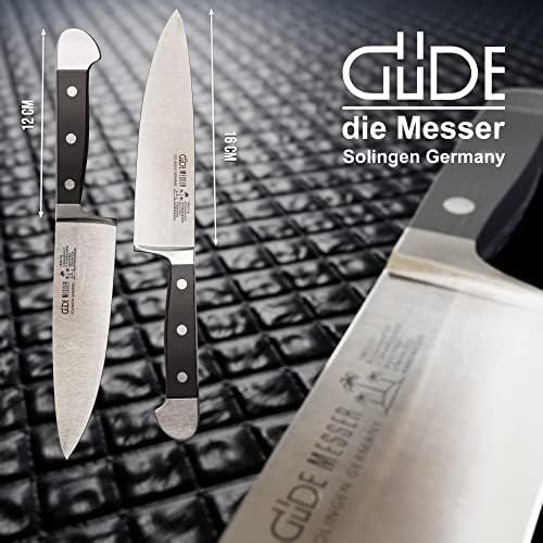  Guede GUEDE ALPHA. Serie Kochmesser klein 16cm Klingenlange, stabiler Hostaform Griff, Handarbeit made in Solingen Kuechenmesser Chefmesser