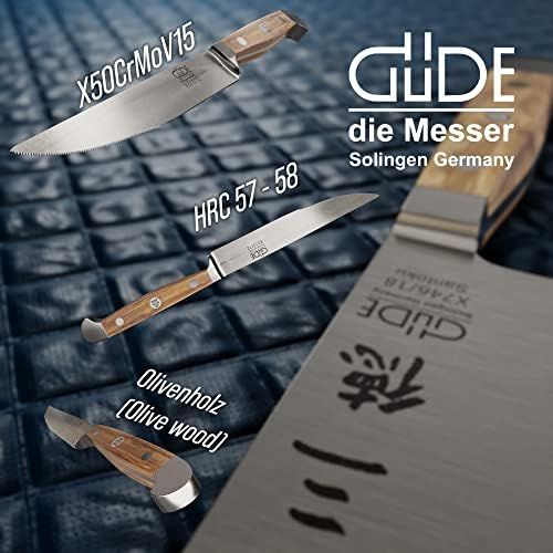  Guede Alpha Series Olive Blade Length: 12cm Steak Knife Olive Wood X313/12