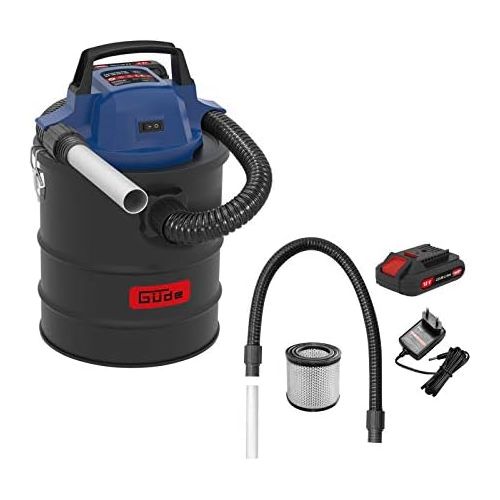  [아마존베스트]Guede battery ash vacuum cleaner fireplace vacuum cleaner fine dust filter 15 litres