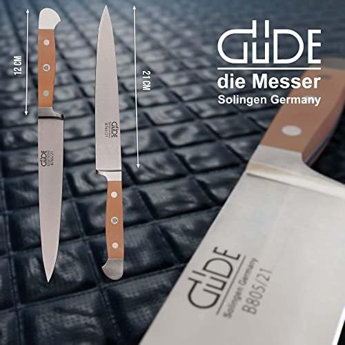  [아마존베스트]Guede Alpha Birne Series Ham Knife, Blade Length: 21cm, Pear wood butt B765/21