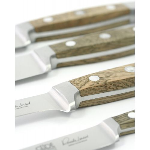  [아마존베스트]Guede ALPHA-OAK Series Boning Knife Blade Length: 13 cm Barrel Oak Wood E703/13 | Knife - Forged - Solingen Kitchen Knife - Sharp - Durable - High Quality