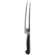 Guede Delta Series Hand Forged Hand Sharpened Stainless Steel African Blackwood Handle Fork, 7-Inch