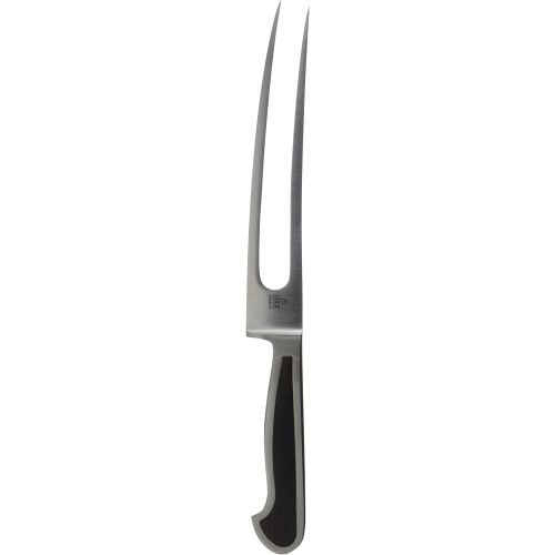  Guede Delta Series Hand Forged Hand Sharpened Stainless Steel African Blackwood Handle Fork, 7-Inch