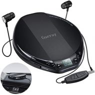 [아마존베스트]Gueray Portable CD player with HiFi lossless sound quality and headphones and 3.5 to 3.5 mm AUX cable.