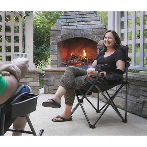  Guide Gear Oversized Camp Chair, Comfy, Portable, Outdoor, Folding, 500-lb. Capacity