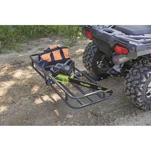  Guide Gear ATV Hitch Cargo Carrier Rack Mount, 300 lb Capacity, Heavy-Duty Steel, 48