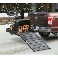 Guide Gear Vehicle Hitch Cargo Carrier, Pickup Truck Ramps Aluminum, Folding, 3-Position, Black