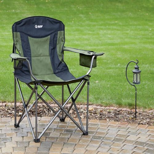  Guide Gear Oversized XXL Camp Chair, 600-lb. Capacity, Green/Black, Hunter Green/Black