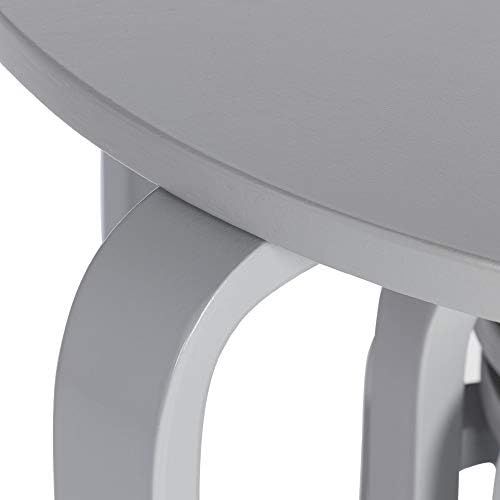  Guidecraft Nordic Table and Chairs Set for Kids: Multi-Color, Stacking Bentwood Stools with Curved Wood Activity Table - Modern Toddler Kitchen, Playroom and Classroom Furniture