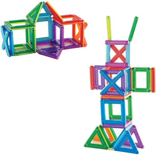  Guidecraft PowerClix Frame Magnetic Building Blocks Set - 26 Piece, Stem Educational Creative Construction Toy