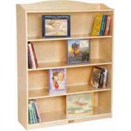 Guidecraft 5-Shelf, 2 Adjustable Shelves and 3 Fixed Bookshelf