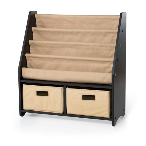  Guidecraft My Sling Bookshelf with Bins Espresso