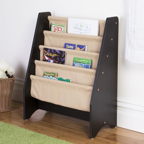  Guidecraft My Sling Bookshelf with Bins Espresso