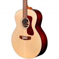 Guild},description:The F-1512E combines two of Guild most iconic specialties: twelve string and jumbo guitars. With their large, rounded bodies, jumbo acoustic guitars have been Gu