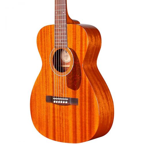  Guild},description:With its comfortable body and distinctive voice, the M-120 provides excellent balance and a delicate tone. Built with solid African mahogany top, back and sides,