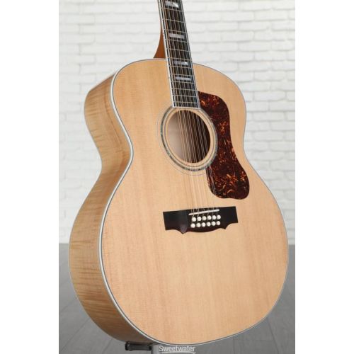  Guild F-512 Maple, 12-String Acoustic Guitar - Natural Demo