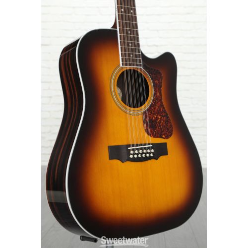  Guild D-2612CE Deluxe 12-string Acoustic-electric Guitar - Antique Sunburst