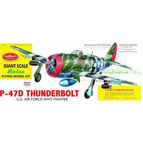  Guillows P-47D Thunderbolt Model Kit