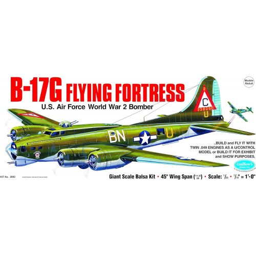  Guillows Boeing B-17G Flying Fortress Model Kit