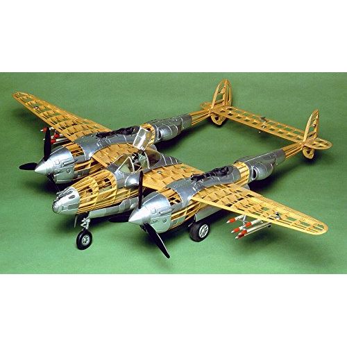  Guillows Lockheed P-38 Lightning Model Kit
