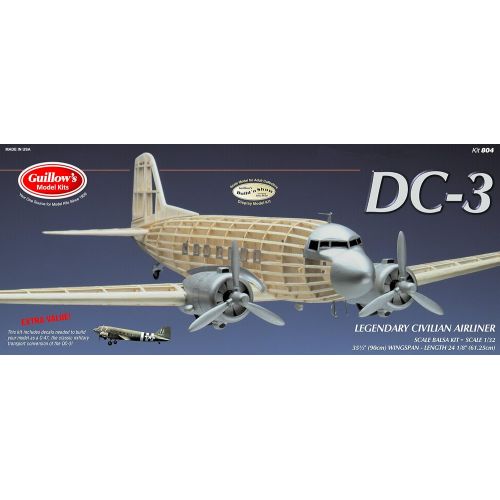  Guillows Douglas DC-3 Model Kit