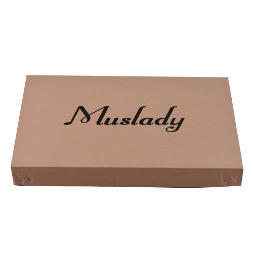  Muslady TL Tele Electric Guitar Unfinished DIY Kit Mahogany Body Maple Wood Neck Rosewood Fingerboard