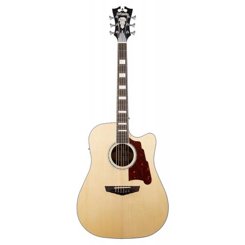  DAngelico Premier Bowery Acoustic-Electric Guitar - Natural