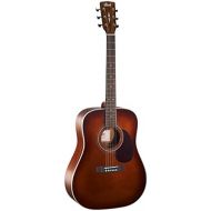 Cort EARTH70BR Dreadnought Acoustic Guitar Solid Spruce Top, Brown