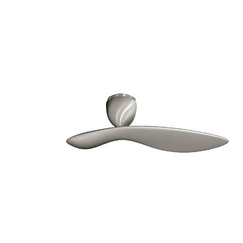  Gulf Coast Fans Sycamore Uno Modern Ceiling Fan in Brushed Steel 52