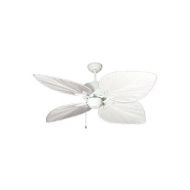 Gulf Coast Fans Bombay Tropical Ceiling Fan in Pure White with 50 Pure White Blades