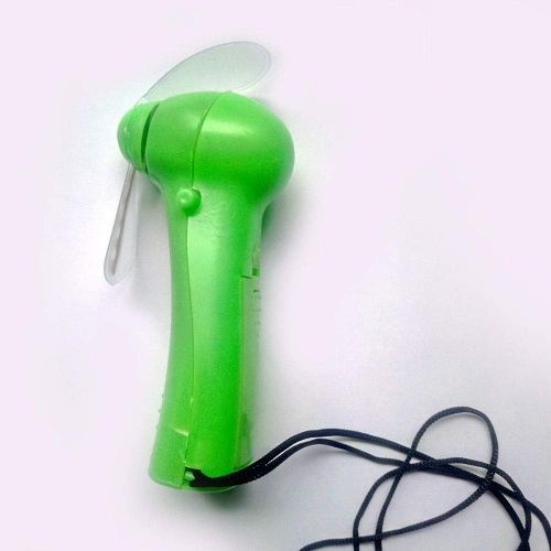  [아마존베스트]Gulin Portable Mini Handheld Fan Colourful LED Light Small Fan Strong Wind Suit for Home Office Travel Ourdoor