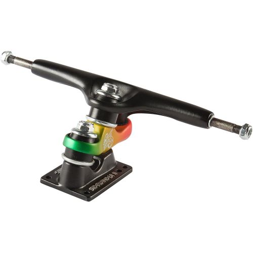  Gullwing Sidewinder II 10.0 Black/Rasta Skateboard Trucks (Set Of 2)