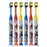 Gum Power Rangers Timer Light Toothbrush - Soft (6 Pack)