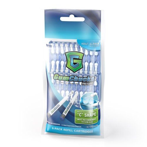  Gumchucks Adult Pro Floss Refill Cartridges (Pack of 6)