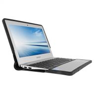 Gumdrop Cases Softshell Chromebook Case for Samsung Chromebook 2 11.6 XE503C12, XE500C12 Rugged Shock Absorbing Cover, Black/Black