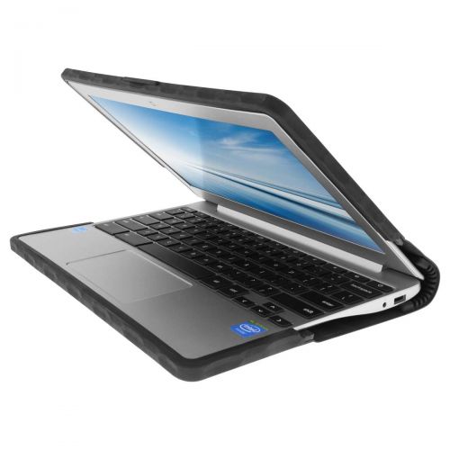  Gumdrop Cases Softshell Chromebook Case for Samsung Chromebook 2 11.6 XE503C12, XE500C12 Rugged Shock Absorbing Cover, BlackBlack
