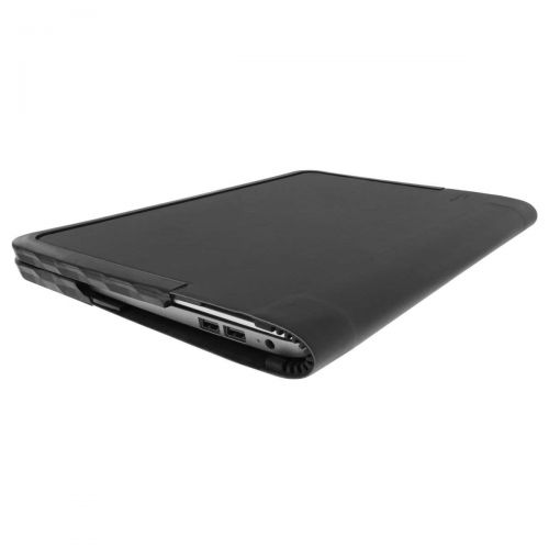  Gumdrop Cases Soft-Shell Protection Case for HP StreamChromebook 14 - Black, Rugged, Shock Absorbing, Silicone Molded Laptop Case