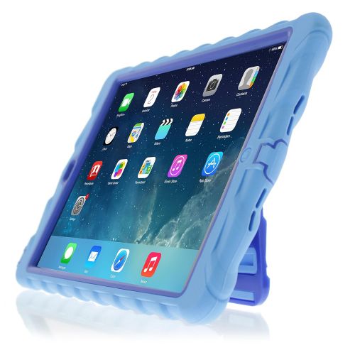  Apple iPad Air Hideaway with Stand Light blue Gumdrop Cases Silicone Rugged Shock Absorbing Protective Dual Layer Cover Case