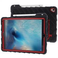 Gumdrop Cases Hideaway Stand for Apple iPad Pro 9.7 (2016) A1673, A1674, A1675 Rugged Tablet Case Shock Absorbing Cover, Black/Red