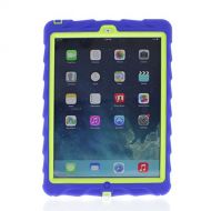 Gumdrop Cases Droptech for Apple iPad Air Rugged Tablet Case Shock Absorbing Cover Royal BlueLime A1474, A1475, A1476