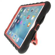 Gumdrop Cases Hideaway Stand for Apple iPad Mini 4 (Late 2015) A1538 A1550 Rugged Tablet Case Shock Absorbing Cover, Black/Red