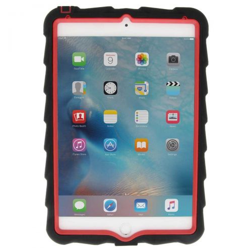  Gumdrop Cases Hideaway Stand for Apple iPad Mini 4 (Late 2015) A1538 A1550 Rugged Tablet Case Shock Absorbing Cover, BlackRed