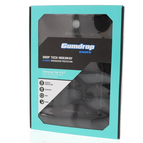  Gumdrop Cases Hideaway Stand for Samsung Galaxy Tab A 9.7 Rugged Tablet Case Shock Absorbing Cover BlackBlack SM-T550