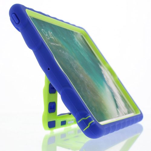  Gumdrop Cases Hideaway for the NEW iPad 9.7 (6th Gen) and iPad 9.7 (5th Gen) Rugged Tablet Case - Royal BlueLime