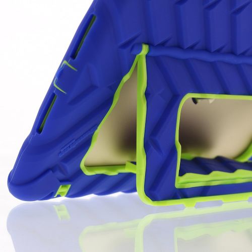  Gumdrop Cases Hideaway for the NEW iPad 9.7 (6th Gen) and iPad 9.7 (5th Gen) Rugged Tablet Case - Royal BlueLime