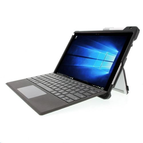 Gumdrop Cases Droptech for New Microsoft Surface Pro (2017) and Surface Pro 4 (2015) 2-in-1 Tablet Case Shock Absorbing Cover, Black